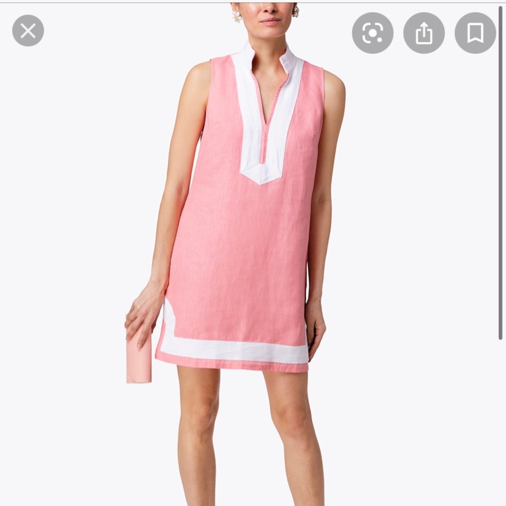 Classic Pink and Teal Sail to Sable Tunis Dress